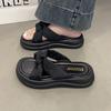 Cool Slippers Women's Summer Wear New Platform Casual Beach Sandals Fashionable Versatile One-word Drag