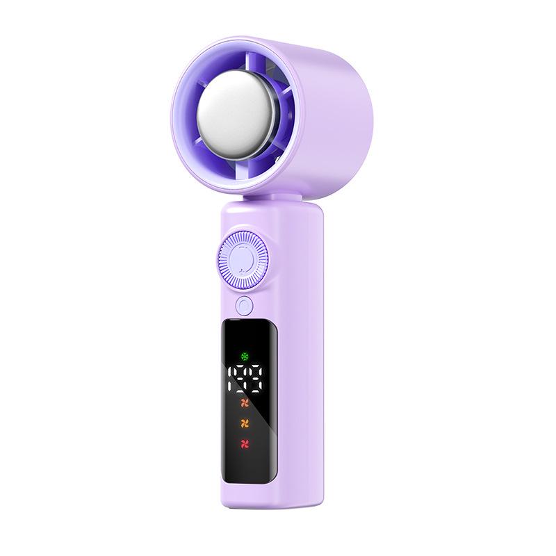 Portable Silent Cooling Mini USB Rechargeable Handheld Fan with Ice Pack
