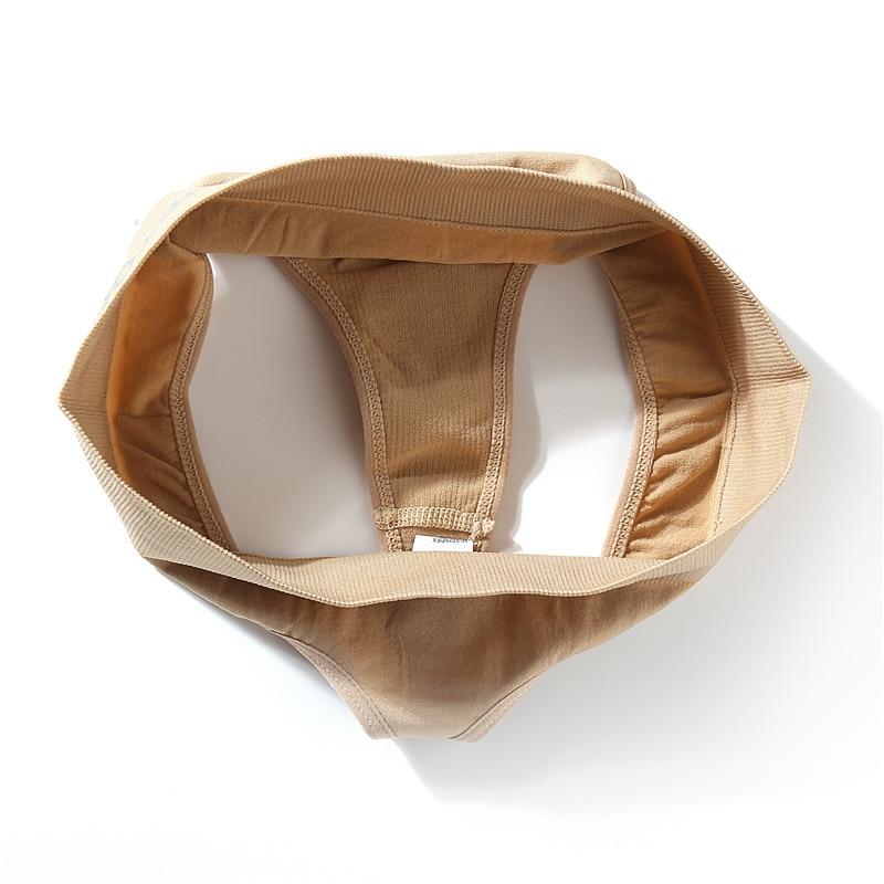 FINETOO Нижнее белье M-2XL, трусики-стринги с высокой талией, бесшовные трусики с контролем живота, корректирующее нижнее белье, женские трусики-стринги