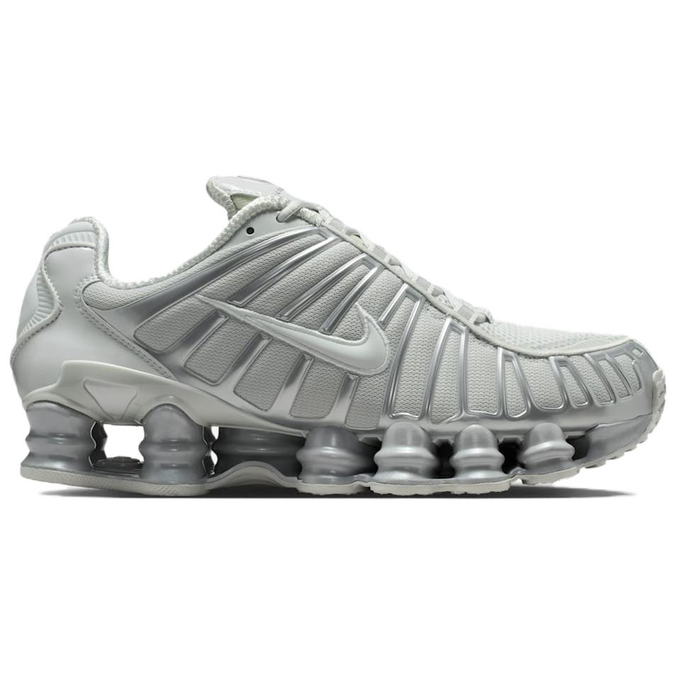 Nike Shox TL Серия Дышащая Поддержка Отскок Повседневная Беговая Обувь Женская Серебристо-Серый IB1087-002