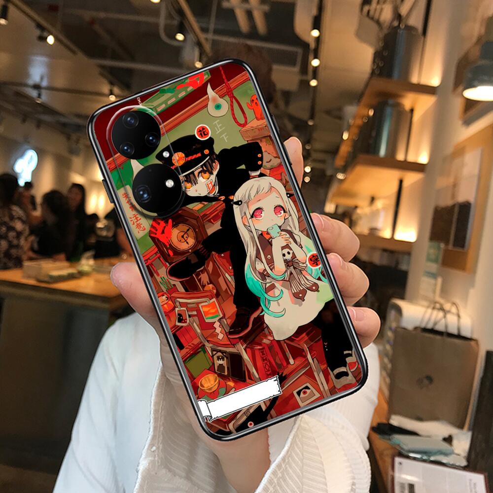 Чехол для телефона с рисунком «Ханако-Кун» в стиле аниме для Huawei p50 P40 p30 P20 10 9 8 Lite E Pro Plus, черный чехол Etui с рисунком Hoesjes com