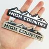 3D Металлическая Наклейка-Значок HIGH COUNTRY Декорация из Сплава Наклейка на Решетку Радиатора Наклейка на Задний Багажник Крыло Бок Автомобиля для Аксессуаров Chevrolet