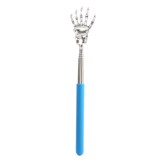 Extendable Stainless Steel Ghost Hand Back Scratcher Portable Telescopic Claw Massager Tool Funny Gift for Seniors Dad Men Women