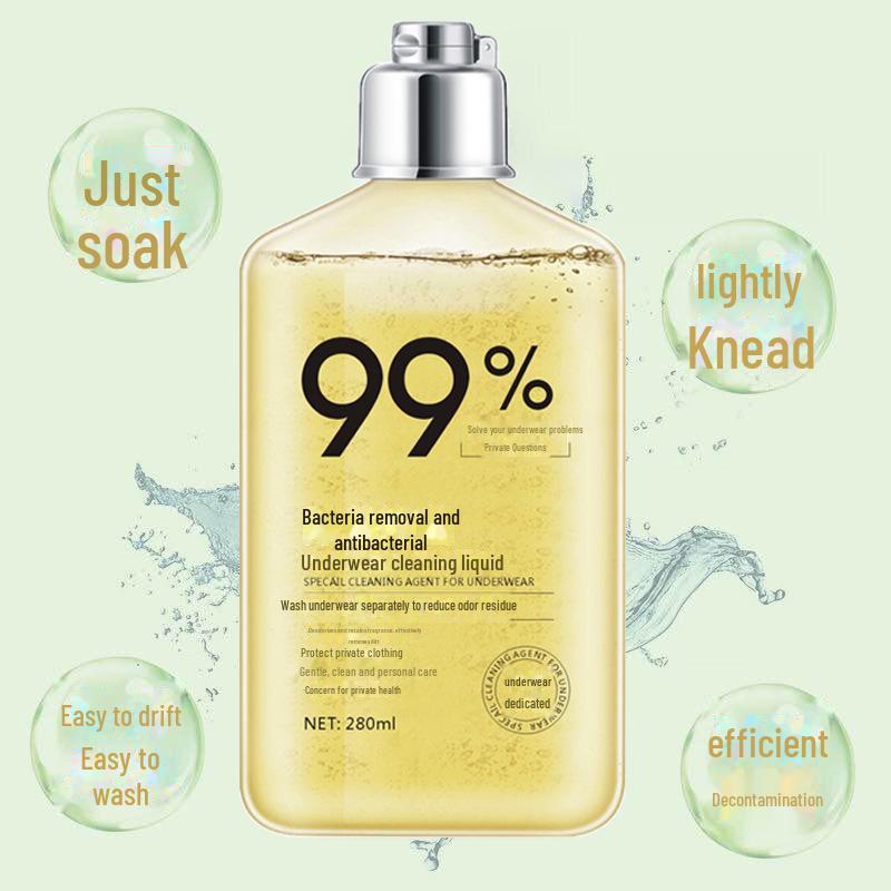 Antibacterial Underwear Detergent: Stain and Odor Removal with Sterilization