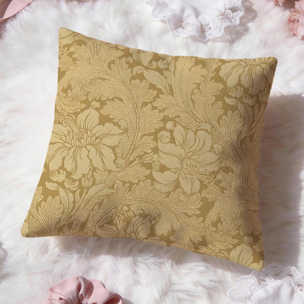 Regular Retro Texture Cushion Cover Premium Comfort Reversible Pillow Cove Two in One Design for Any Room Car Interior