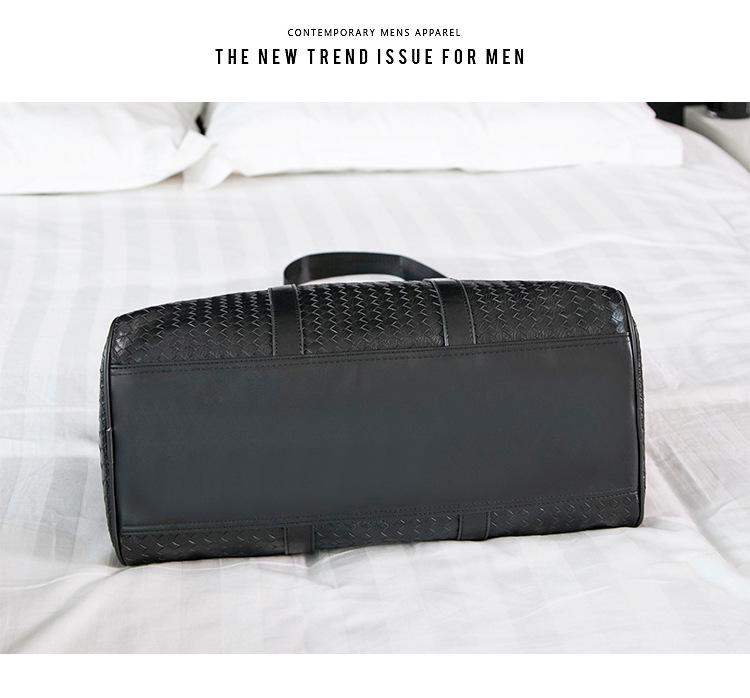 Large Capacity Waterproof PU Travel Bag for Men and Women