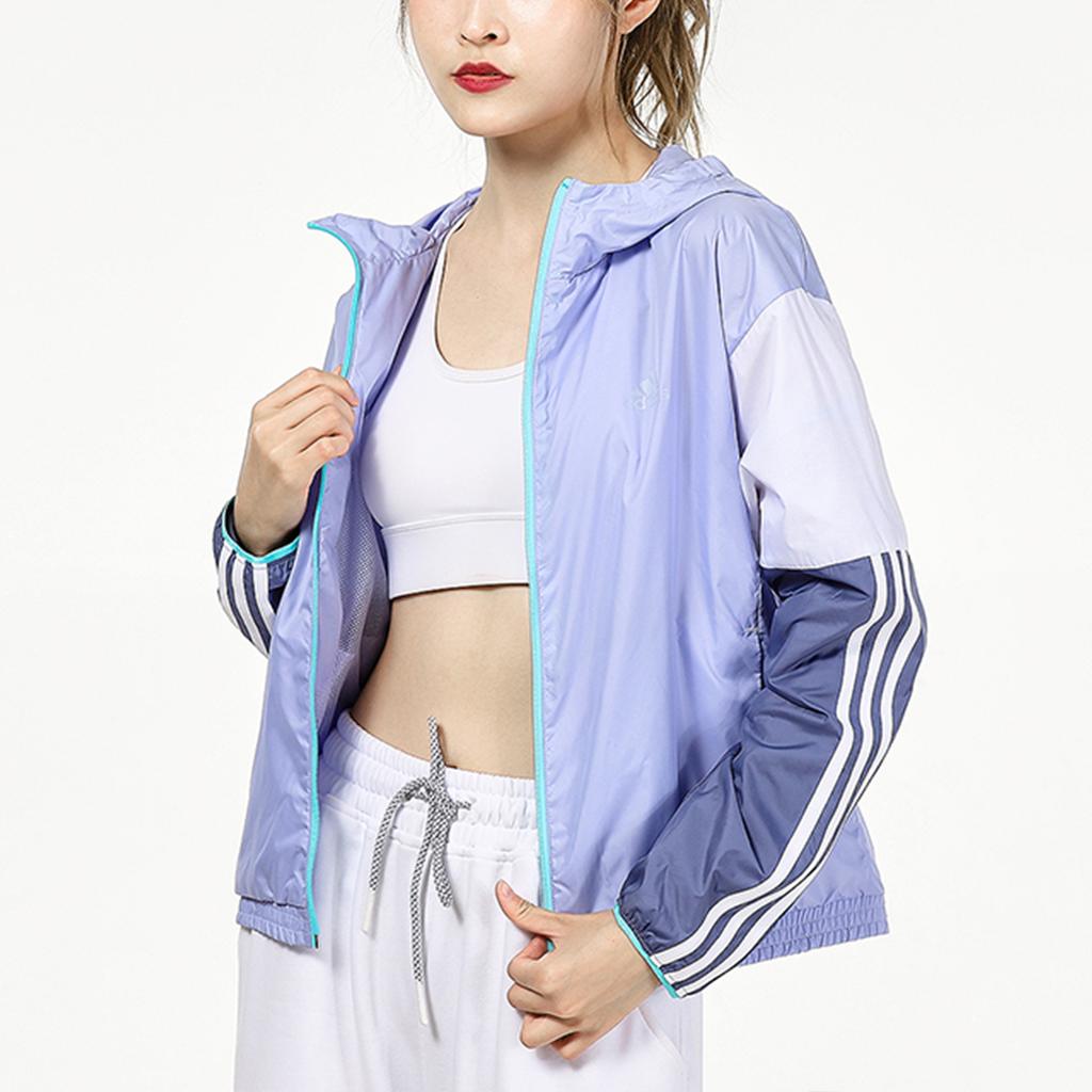 Adidas Fi W Run-Through Hooded Jacket Women Outerwear Light-Purple H09723