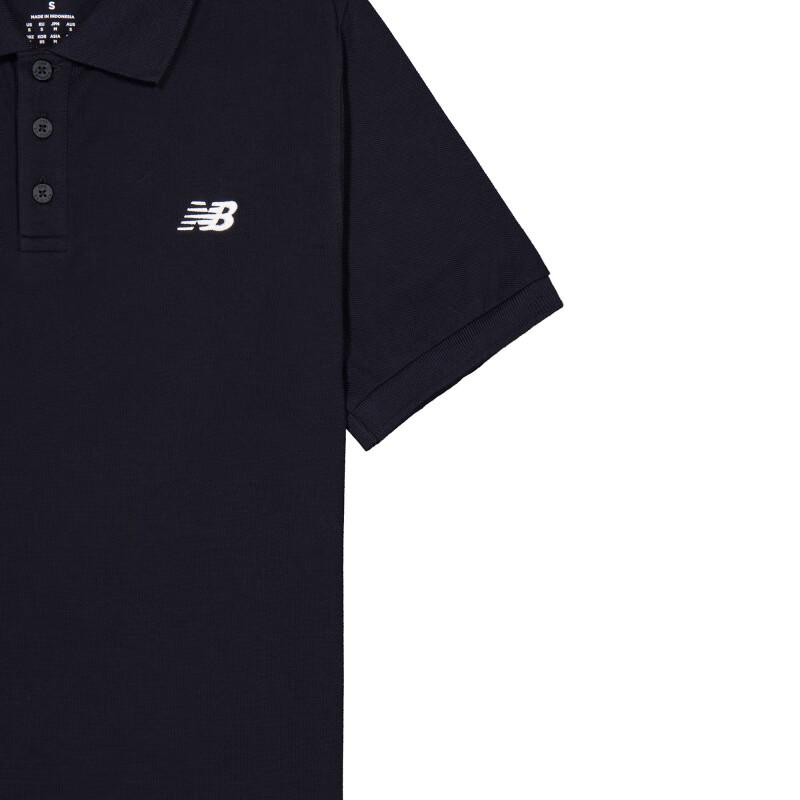 New Balance Мужская футболка-поло черная MT41503-BK