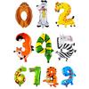 Cute Animal Balloons Kids Party Decor Ballon Birthday Wedding Number Foil Gift