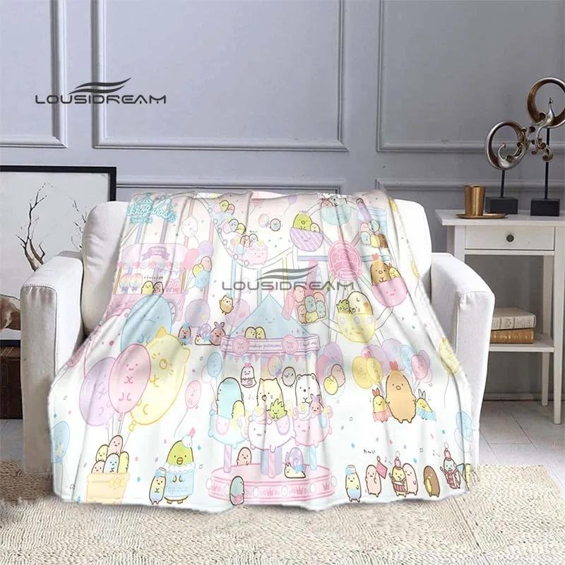 Плед Sumikko gurashi Милый Мультяшный Домашний Декор Спальня Гостиная Диван Уютные Пледы для Кроватей