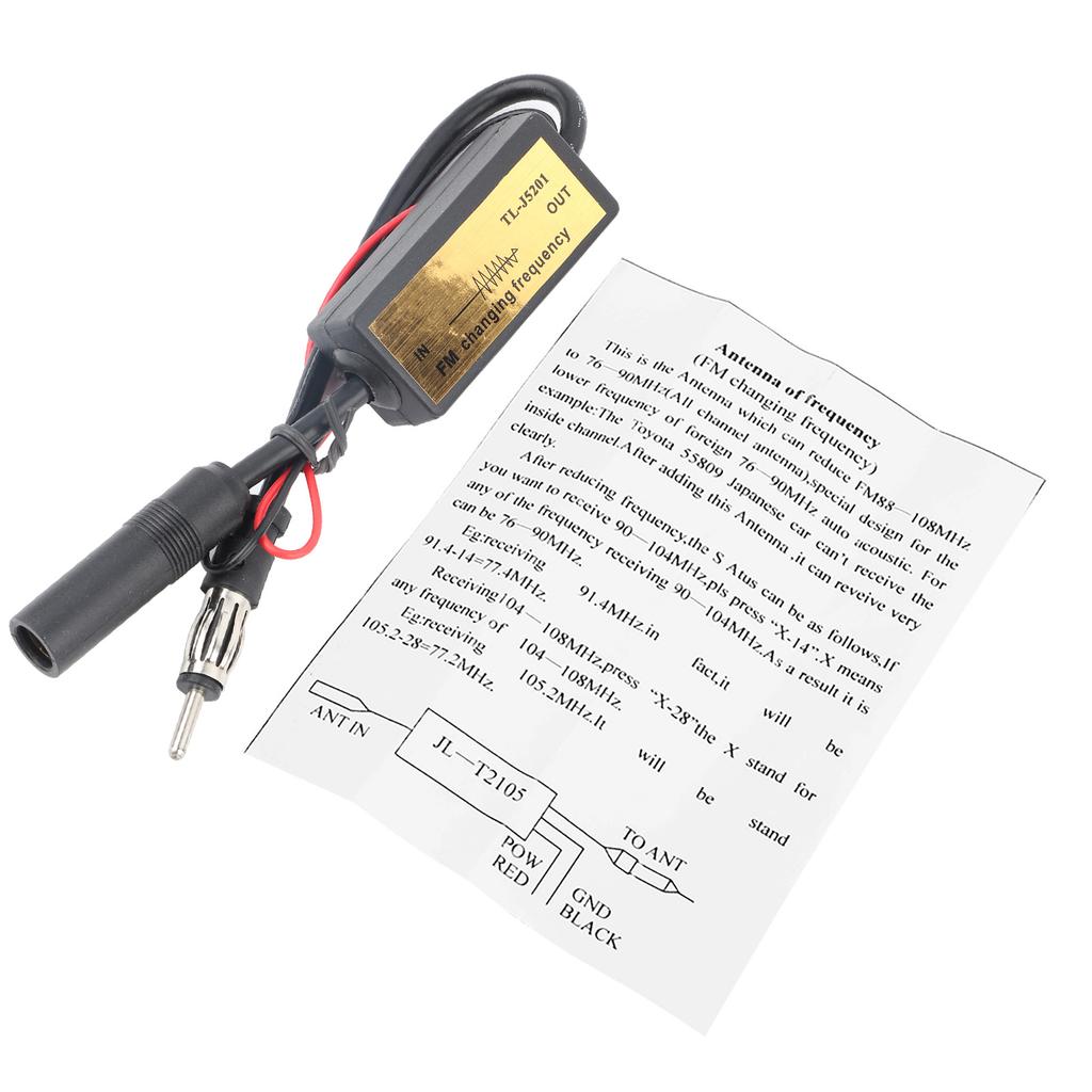 Car Frequency Antenna Radio FM Band Expander For Japanese Autos Converter Antenna Frequency Antenna Frequency Converter Antenna