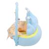 Baby Support Seat Soft Crown Shaped Keep Sitting Posture Comfortable Learning To Sit Chair Plush