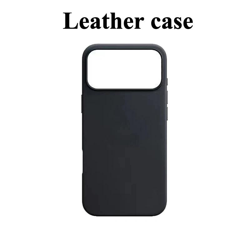 Деловой кожаный чехол Sle для Apple Magsafe Чехол для iPhone 17 Pro Max 17 Air Беспроводная зарядка Магнитная крышка 16 15 14 13 Pro Max