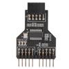 9-контактный USB-разветвитель 9-контактный на двойной 9-контактный встроенный USB2.0 разъем гнездо 1 на 2 штекер 0,3 метра