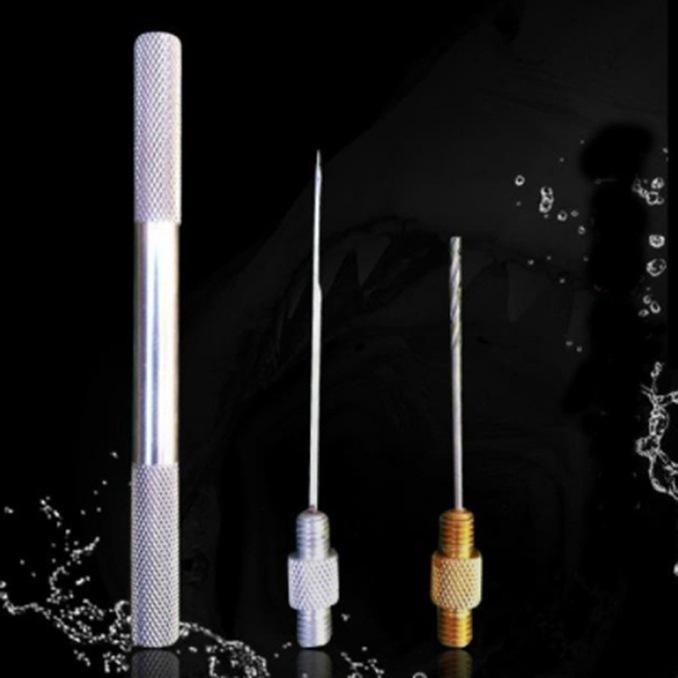 Multifunctional Bait Wearer Fishing Bait Needle Rotatable Bait Needle Hook Bait Needle Fishing Gear