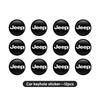 For Jeep Car Door Lock Keyhole Protective Cover Anti-blocking Stickers Cherokee Wrangler JK Gladiator Compass Renegade Patriot AKP1