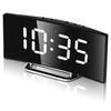 Digital Alarm Clock Dual Alarm Bedside Clock with Temperature Date Display, Brightness, Snooze