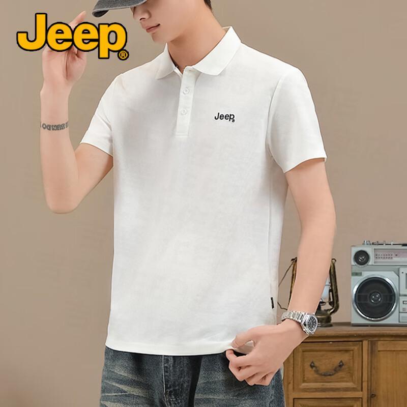 Jeep Мужская удобная эластичная рубашка-поло