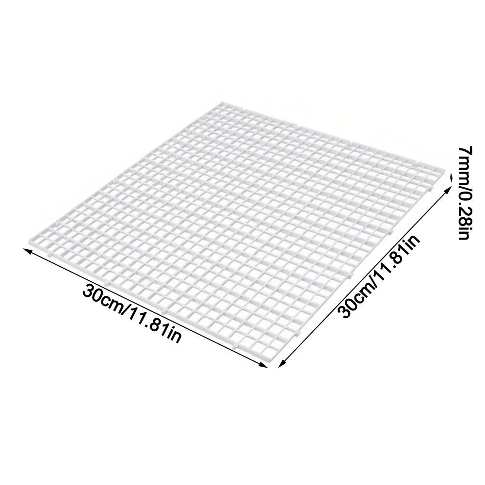 Прочная разделительная пластина для аквариума 30x15/30x30 см, съемная, соединяемая, пористая решетчатая пластина-разделитель, пластина для донного фильтра для аквариума