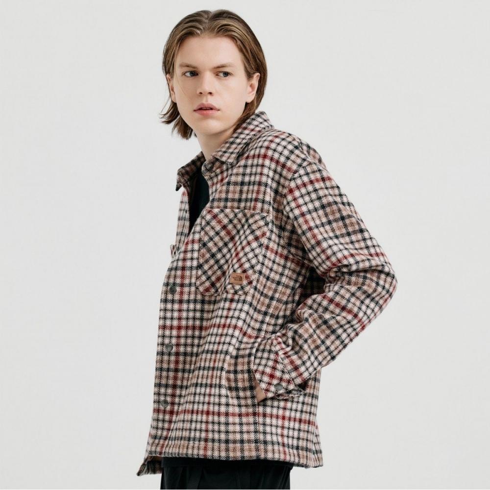 The North Face Мужская клетчатая рубашка-куртка Nj3vp79b