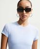 Спортивная футболка Crop Chill Knit W - Гидроген Блю:Распродажа / Hf9539-407