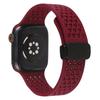 Magnetic Sports Silicone Strap for Apple Watch 49mm 45mm 44mm 41mm 40mm 42mm 38mm Rubber Band for IWatch Series 9 8 7 6 5 4 Se Ultra 2
