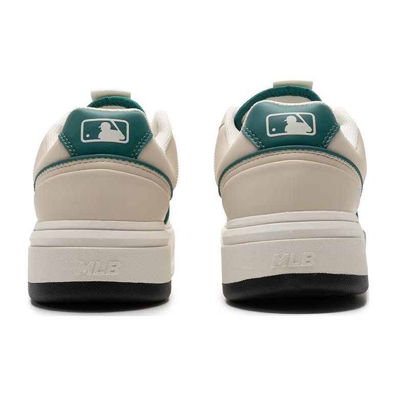 MLB Chunky Liner 24SS Нью-Йорк Янкис Кожаные Удобные Универсальные Нескользящие Амортизирующие Низкие Кроссовки Унисекс кроссовки Зеленый 3ASXCLB3N-50GND