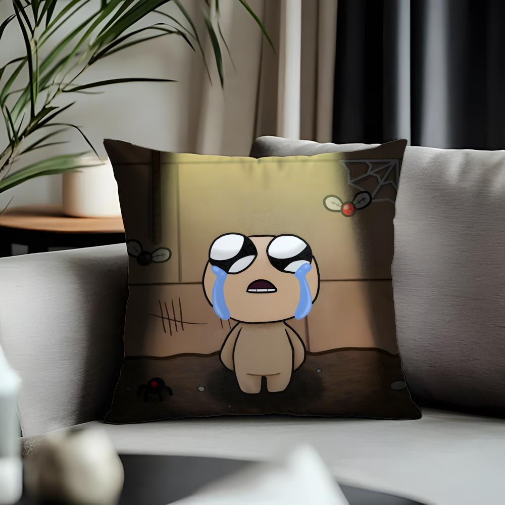 Горячая Наволочка для Подушки The Binding of Isaac Пыленепроницаемая Наволочка Невидимая Молния Шелковистый Короткий Плюш Чехол на Подушку Дивана
