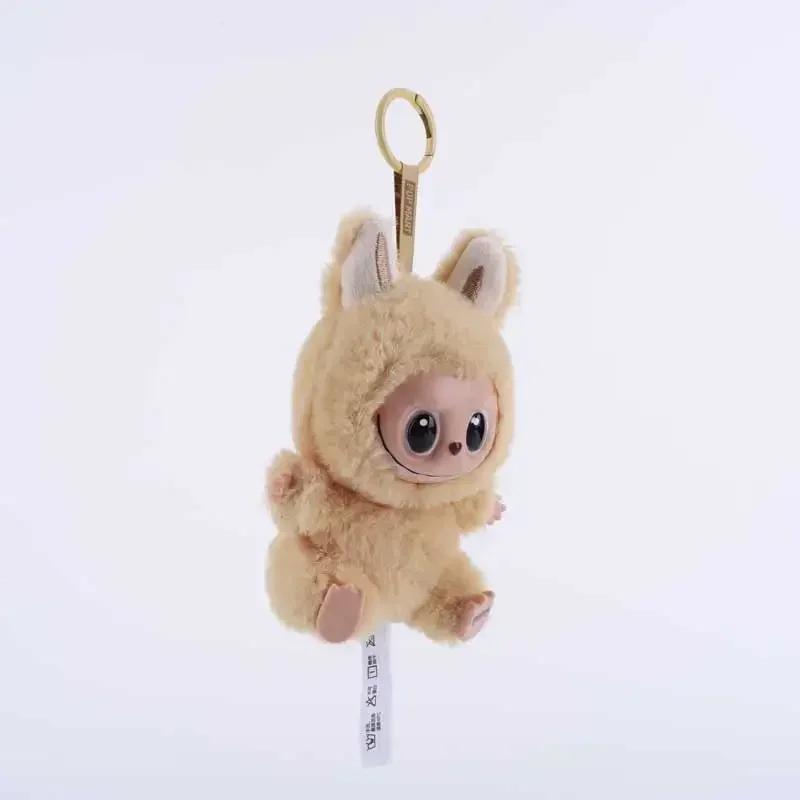 For Labubu The Monsters Doll Blind Box Heart-Moving Macaron Mokoko Anime Figures Guess Bag Hanging Pendant Xmas Birthday Gift