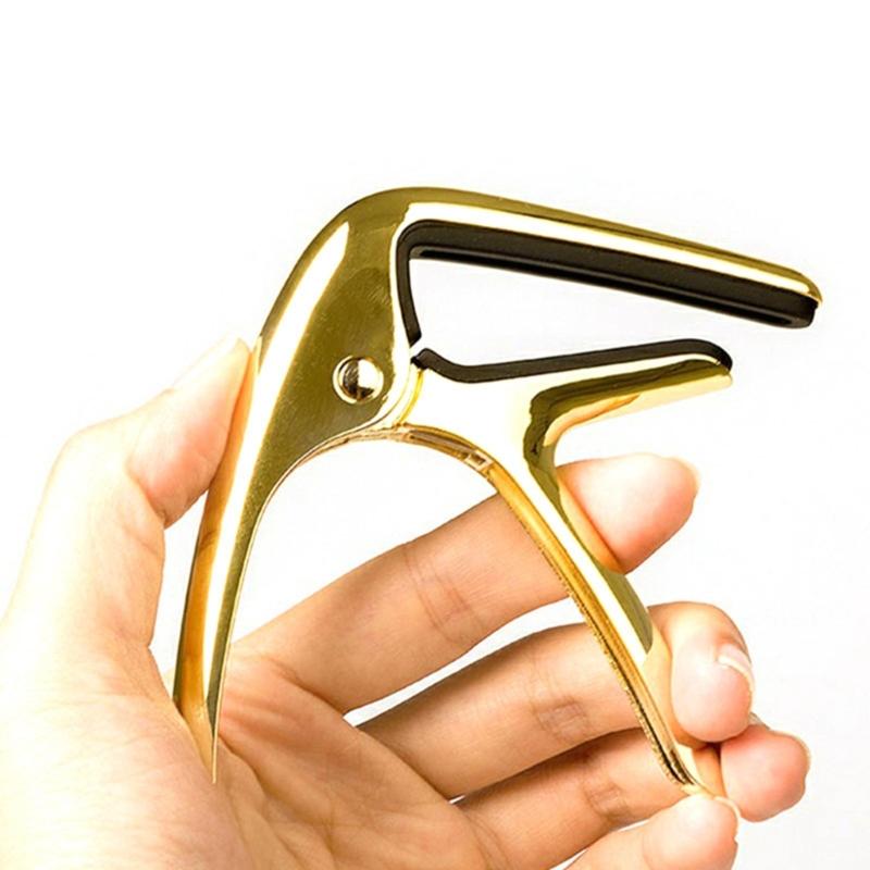 Metal Guitar Capo Easy to Carry Recording Studio Spring Clamp Capo Perfect for Beginners and Professional Player