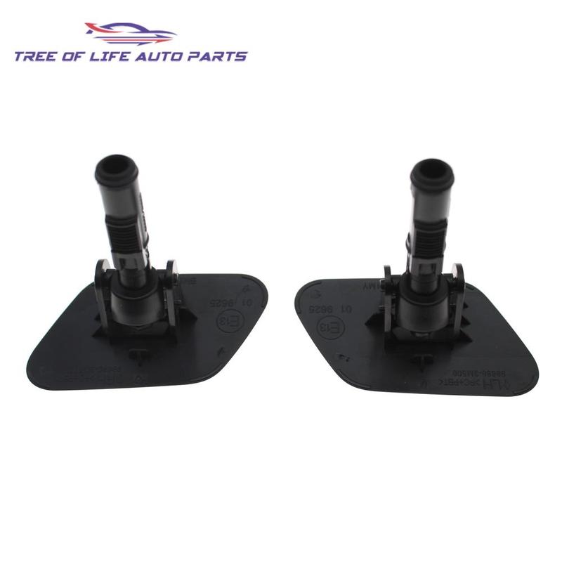 Front HeadLight Lamp Washer Cylinder Spray Nozzle Cap Cover For Hyundai Genesis Rohens 12-14 98680-3M500 98690-3M500 986803M500
