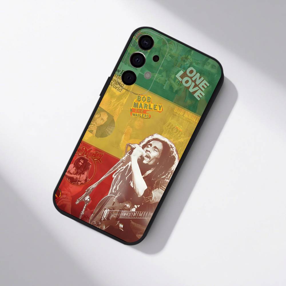 Чехол для телефона Samsung Bob Marley Rasta Lion S25, S24, S21, S22, S23, S30, Ultra, S20, Plus, Fe, Lite, 5G Черный