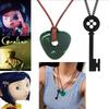 Фильм Коралина Кулон-подвеска Камень Видения Зеленый Камень Кулон-подвеска Ключ Пряжка-ключ Лайка Костюм для косплея Украшения