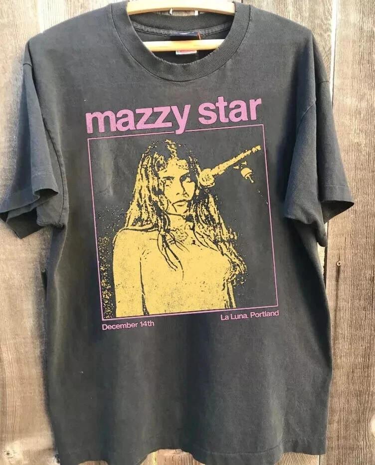 Футболка Mazzy Star, Черная футболка Mazzy Star Унисекс S-5XL Go98 Унисекс Футболка