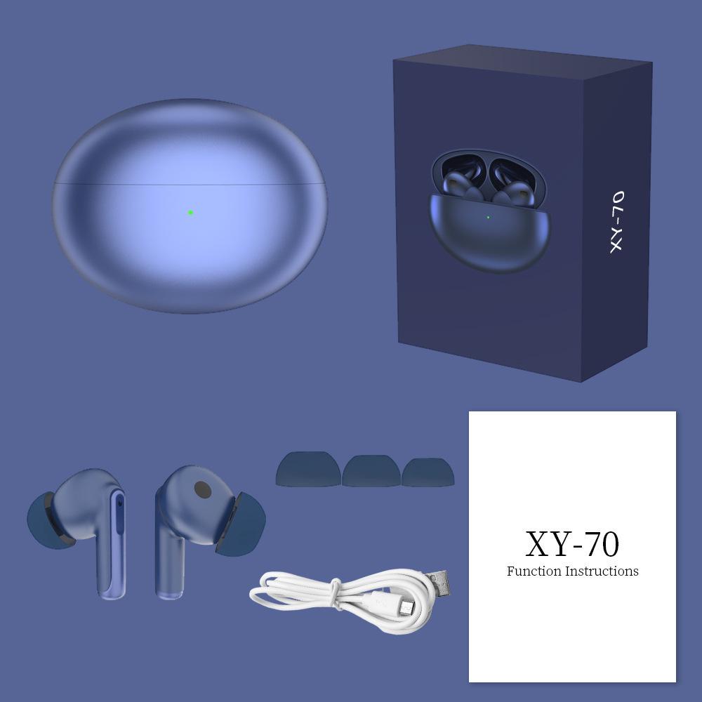 XY70 ANC Bluetooth Внутриканальные наушники: Беспроводные спортивные наушники с шумоподавлением ENC 5.3