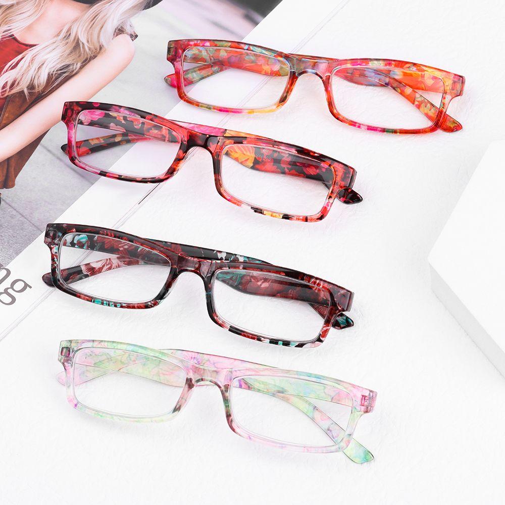 Fashion Elegant Portable Flowers Reading Glasses Eyeglasses Ultra Light Frame Eye Protection