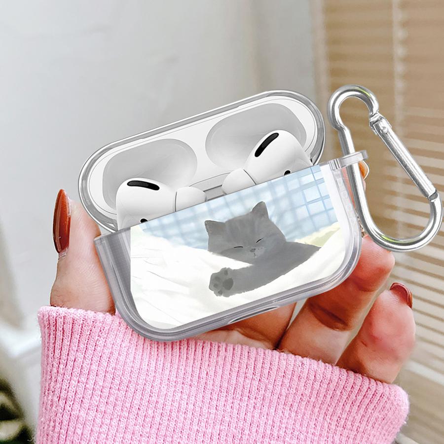 Прозрачный чехол для наушников Cover Case Для Airpods Pro3 Pro2 2 Pro 1 3 4 Мультяшная собака