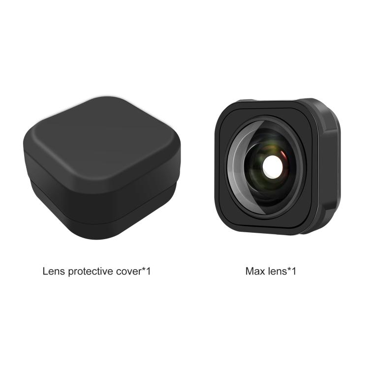PULUZ Модуль Max Lens Широкоугольный объектив для GoPro Hero13 Black / Hero12 Black / Hero11 Black / HERO10 Black / HERO9 Black