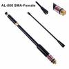 AL-800 Dual-Band Walkie-Talkie Antenna: High Gain Telescopic Whip for 888S/5R/UV82, SMA Female