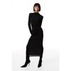 H M Draped Jersey Dress Black 1203922001
