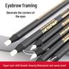 Waterproof White Eyebrow Pencil with Embroidery Positioning, Frame Setting, Non-Fading, and Smudge-Free White Eyeliner.