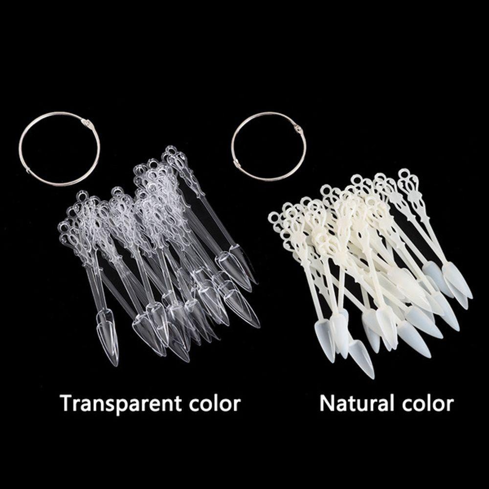Manicure Fake Nail Display Tips Nail Showing Stand Nail Polish Display Tips Nail Polish Color Card