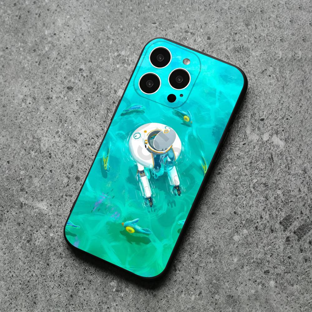 Чехол для телефона S-subnautica 2 для iPhone 17 Air 16 14 15 11 12 13 Pro Max 7 6 15 16 Plus 16E Ударопрочный чехол