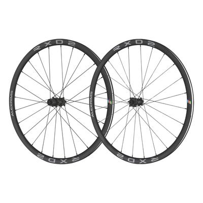 Колеса ALEXRIMS RXD2 700C Дорожные/Гравийные Дисковые, Комплект Переднее и Заднее, 12x100/142мм