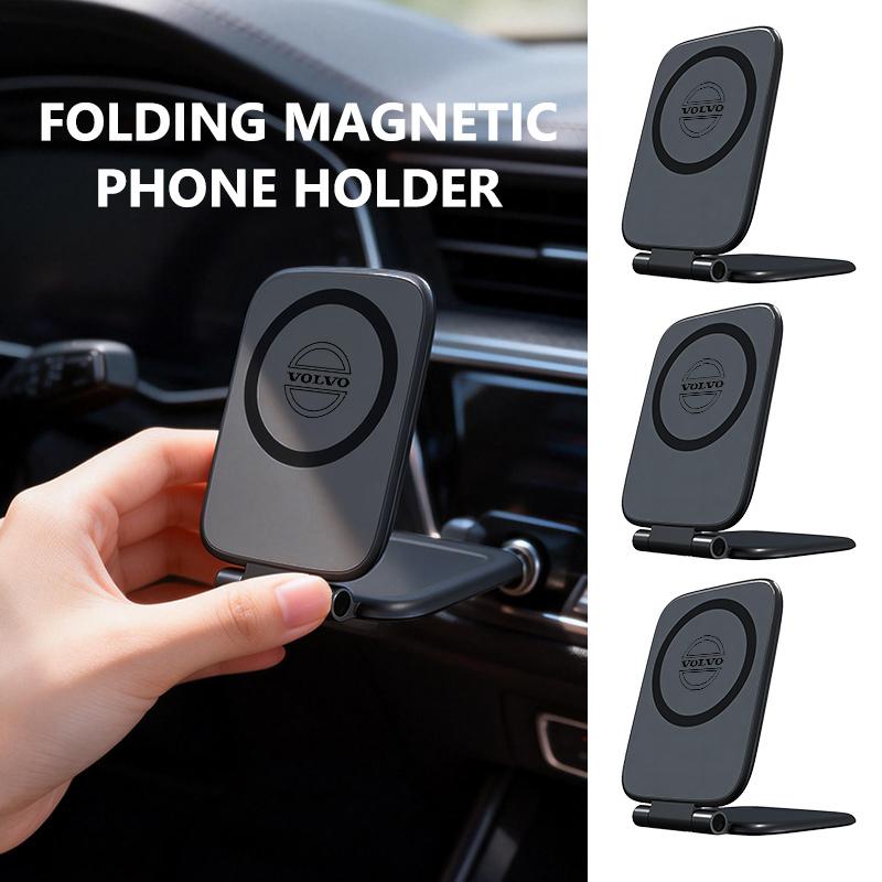 Magnetic Car Phone Holder Foldable Air Vent Mount Stand For Volvo V60 V50 V40 S80 S60 S90 C40 XC40 V70 XC70 XC60 XC90 JG2