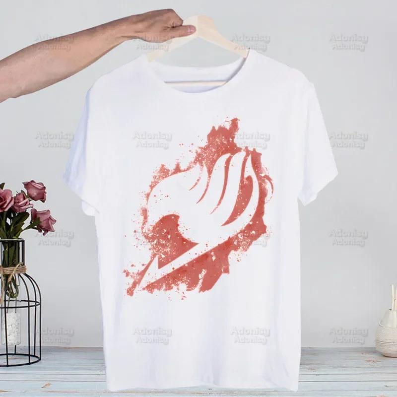 Anime Fairy Tail Natsu Dragneel Lucy T-shirts Summer Men/Women Hip Hop Funny Tshirt Streetwear T Shirt Short Sleeve Tee Top
