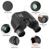 FOCUHUNTER 10x25 Compact Binoculars with Case and Focus BAK9 Prism for Adults and Children Wheel, Multi-Coated Telescope, Waterproof, Birdwatching,