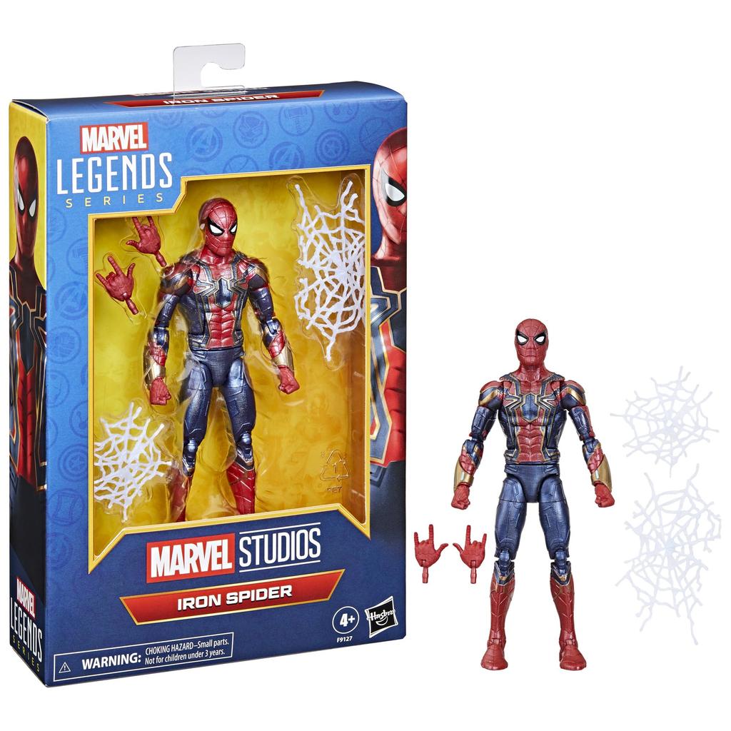 Hasbro Marvel Legends Series Железный Паук, Коллекционный 6-дюймовый (15см) Фигурка Человека-паука из Мстителей: Эндшпиль F9127, Аутентичный