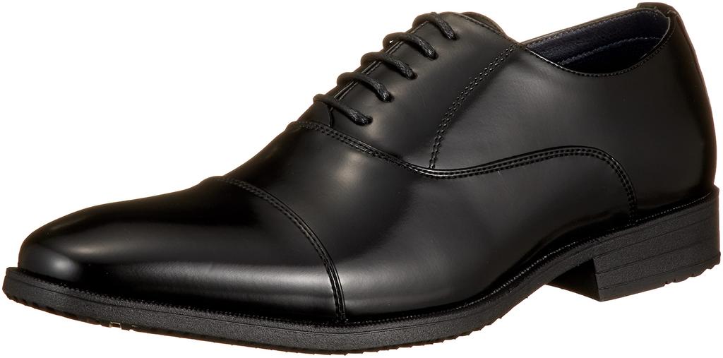 San-A Plus Business Shoes, Straight Tip, Lace-Up, Ultra Lightweight, Cushioned Insole, Cap Toe