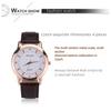 Mens Watch Luxurious Casual Quartz Leather Classic Round Dial Business Watch Suitable Gift for Your Partner